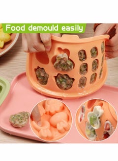 Y&D Food Tray Mold, Silicone Molds, Freezer for Making Breastmilk Ice Pop, Homemade Kids Baking Sausage, 3 Different Shape Storage Container Mold with Lid  - Image 4