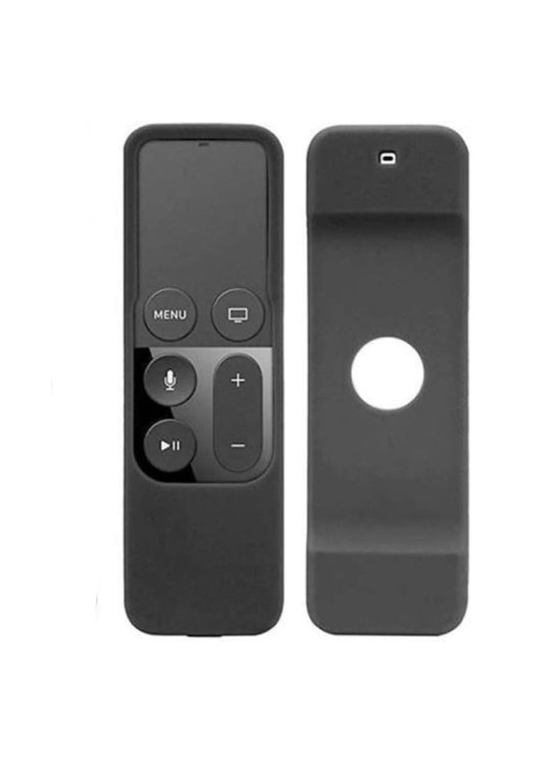 بيعتكلها غطاء حماية من السيليكون مقاوم للماء ومتوافق مع جهاز التحكم عن بعد Apple TV 4 (أسود) - Image 3