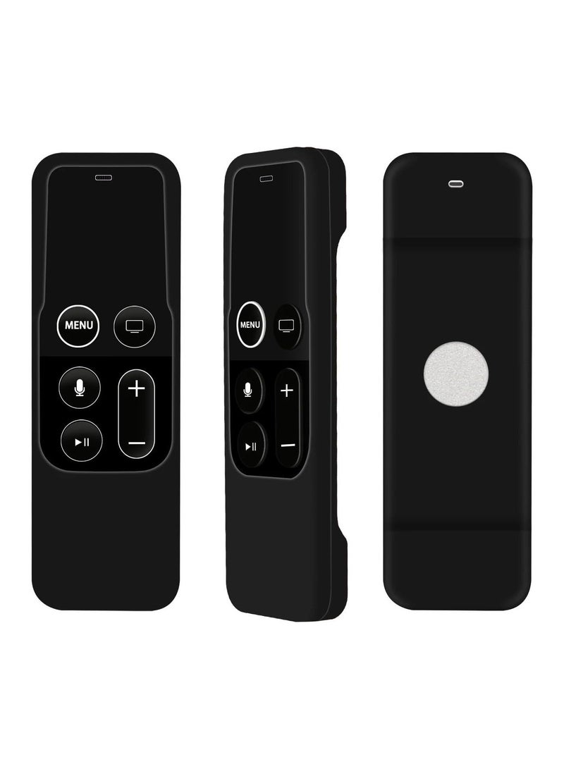 بيعتكلها غطاء حماية من السيليكون مقاوم للماء ومتوافق مع جهاز التحكم عن بعد Apple TV 4 (أسود) - Image 2