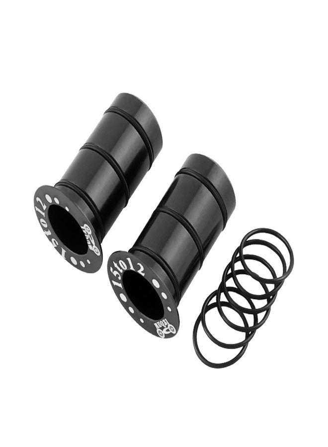 HOUSON 15mm to 12mm Bicycle hub axle Adapter, Bicycle Thru axle Adapter Conversion Adapter Aluminum reducing Sleeve with Sealing Rings for Mountain Bike/Road Bike - Image 1