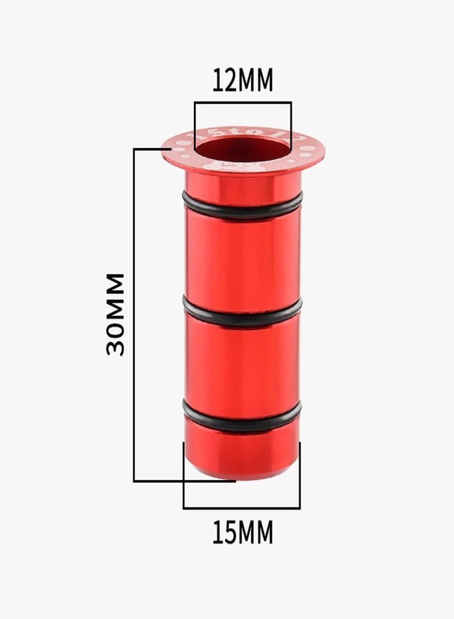 HOUSON 15mm to 12mm Bicycle hub axle Adapter, Bicycle Thru axle Adapter Conversion Adapter Aluminum reducing Sleeve with Sealing Rings for Mountain Bike/Road Bike - Image 2