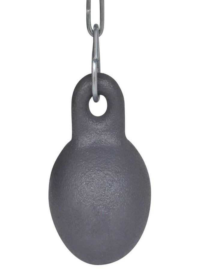 vidaXL Round Chimney Cleaning Brush Kit-5.9" Diameter- Steel Wire Brush with Chain-Attached Ball and Thread- Durable Fireplace and Chimney Cleaning Tools - Image 5