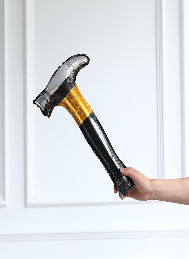 بالونار مستلزمات حفلات أعياد الميلاد ذات الطابع الإنشائي: طقم قوس بالونات مكون من 138 قطعة، ألوان أزرق باهت، أصفر، وأسود، مصنوعة من اللاتكس، مناسبة لأعياد الميلاد، وحفلات استقبال المولود، ويوم تقدير سائقي الشاحنات، وديكورات حفلات البناء. - Image 4