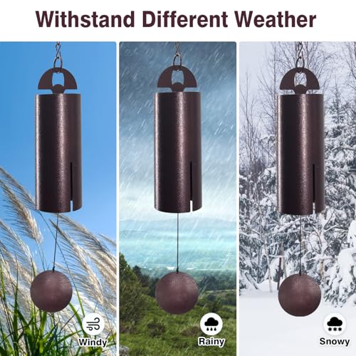 ASTARIN Wind Chimes for Outside Deep Tone Heroic Windbell Deep Resonance Serenity Bell Outdoor Decor for Patio,Yard,Porch,Garden - Image 5