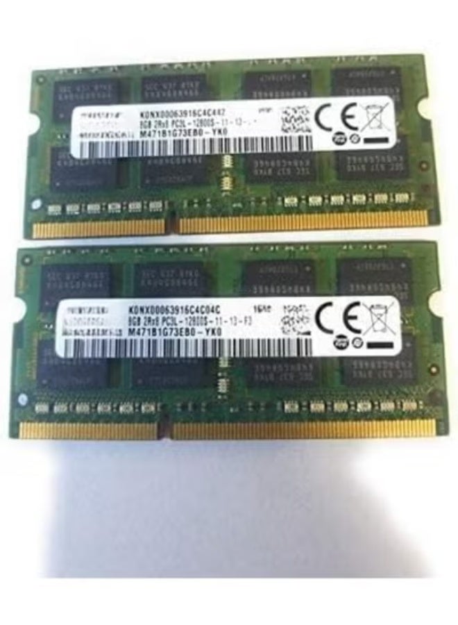 رام 16 جيجا DDR3 للابتوب (2×8 جيجا) – سرعة 1600 ميجاهرتز – ترقية قوية وعملية لأداء أسرع واستخدام يومي سلس - Image 2