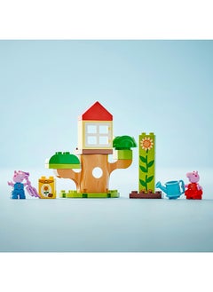 LEGO Duplo Peppa Pig Garden And Tree House Fantasy Toy, Build-And-Rebuild Preschool Learning Set With 2 Figures, Gift Idea For Toddlers Aged 2 Plus 10431 (20 Pieces)  - Image 5