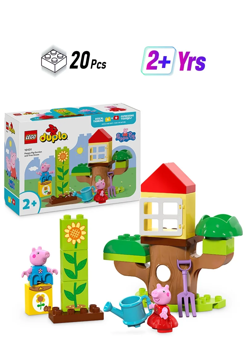 LEGO DUPLO® Peppa Pig Garden and Tree House Toy 10431 (20) Pieces
