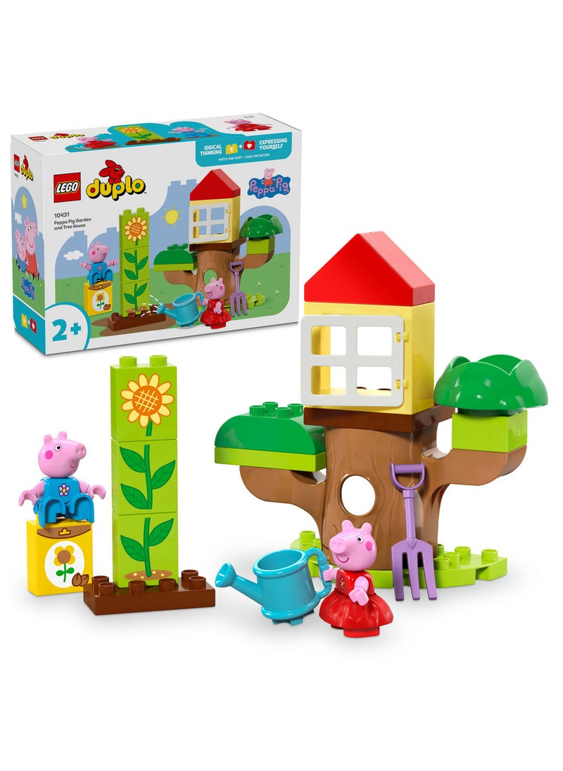 LEGO DUPLO® Peppa Pig Garden and Tree House Toy 10431 (20) Pieces  - Image 1