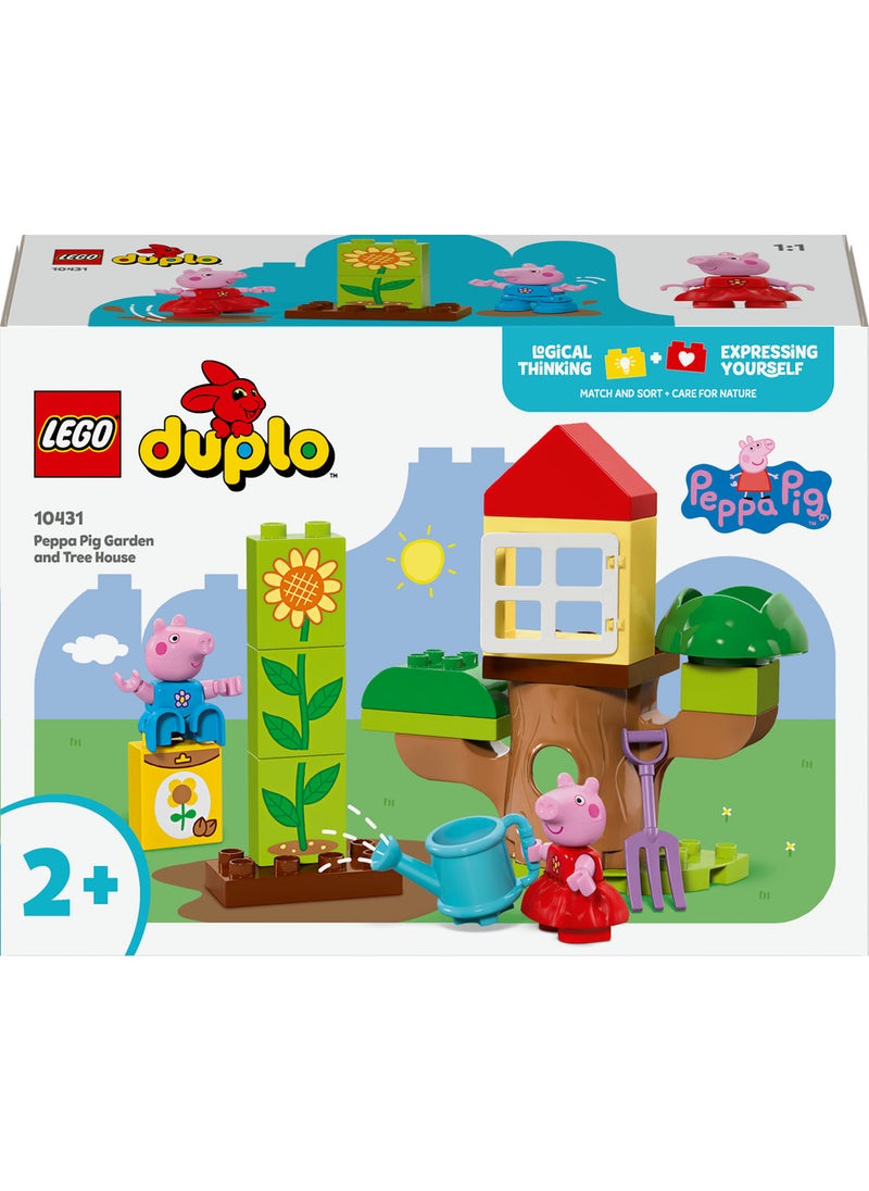 LEGO DUPLO® Peppa Pig Garden and Tree House Toy 10431 (20) Pieces  - Image 2