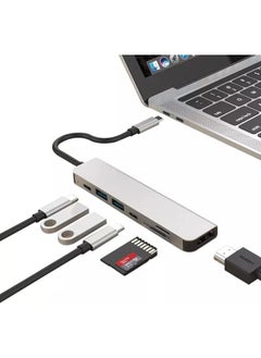 Cordova Multi USB Port Hub Splitter OTG USB C Data Hubs 7 in 1 Hub  - Image 1