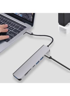 Cordova Multi USB Port Hub Splitter OTG USB C Data Hubs 7 in 1 Hub  - Image 3