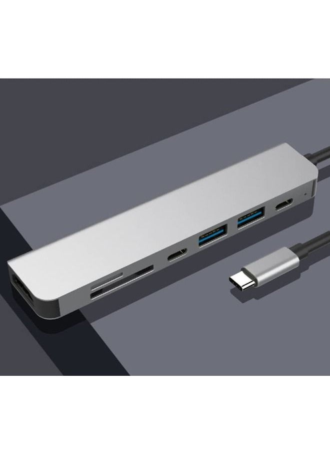Cordova - Multi USB Port Hub Splitter OTG USB C Data Hubs 7 in 1 Hub - Image 1