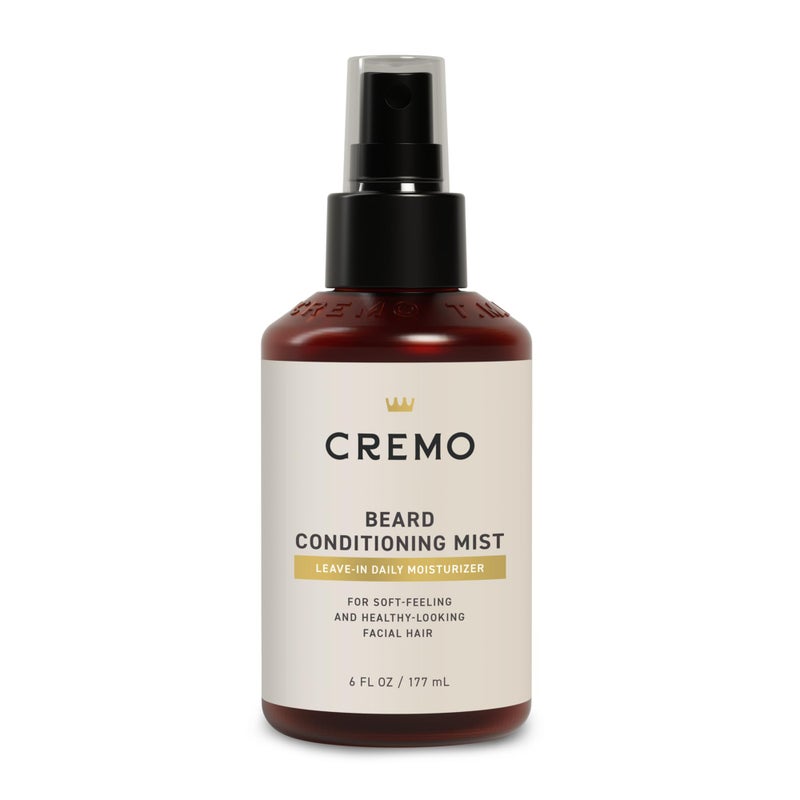 Cremo Leave-In Daily Beard Conditioning Mist - For Soft-Feeling and Healthy-Looking Facial Hair, 6 Fl Oz - Image 1