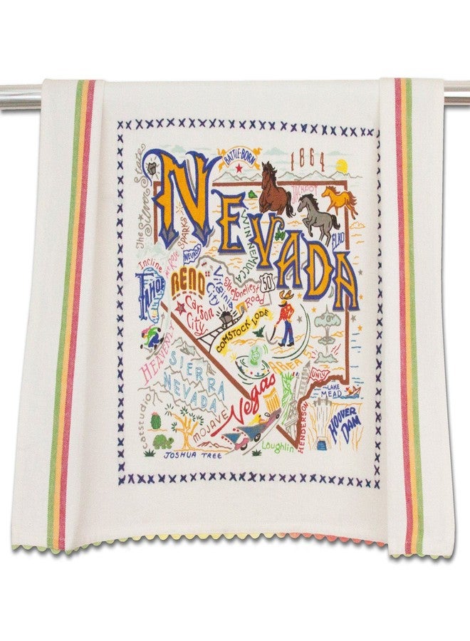 Catstudio Nevada Dish Towel - U.S. State Souvenir Kitchen and Hand Towel, Perfect Tea Towels for Nevada Lovers, Travel Souvenir, Housewarming Gifts, Couple Gifts - Image 1