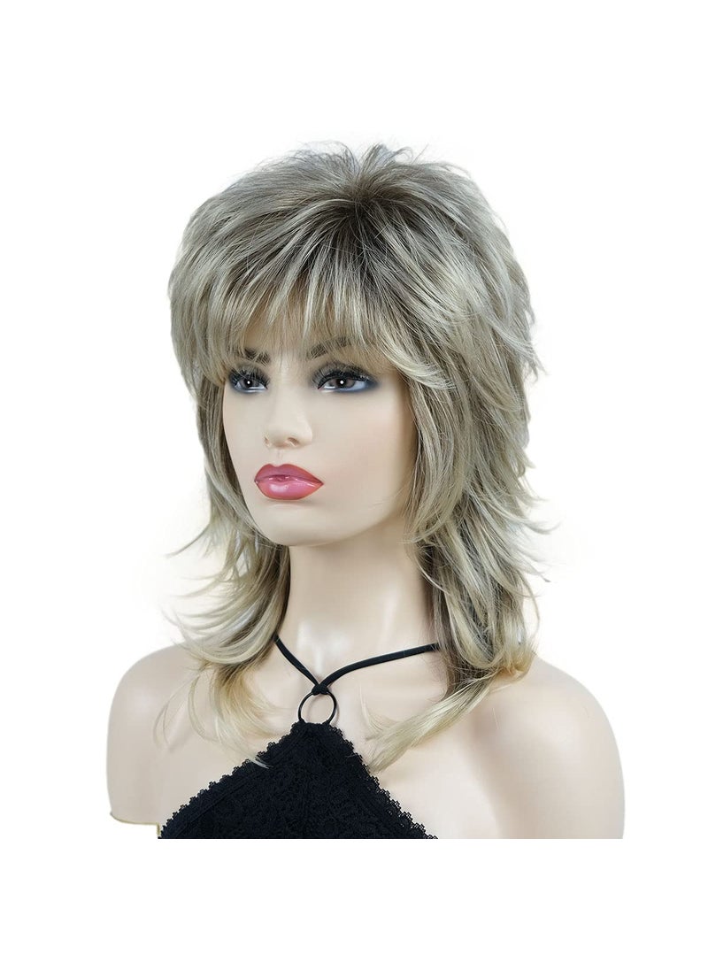 Wiginway - Wiginway Long Shaggy Layered Hair Natural Straight Wavy Shags Wig Soft Syhthetic Hair - Image 1