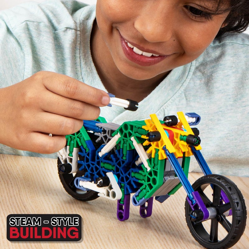 K'NEX - 100 Model Building Set ‚ 863 Pieces, STEM Building, Kid Construction Set‚ Ages 7+ - Image 2