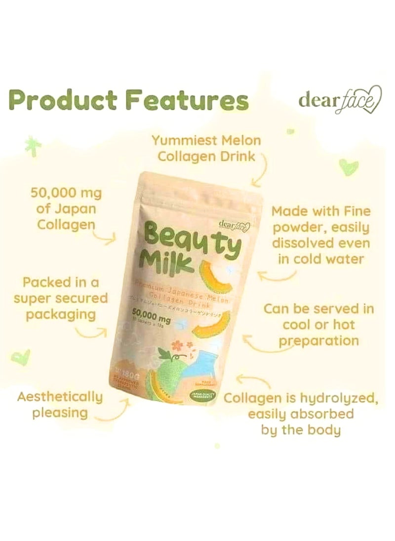 dear face - dear face Beauty Milk Premium Japanese Melon - Image 1