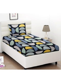 VAS COLLECTIONS VAS COLLECTION Microfiber 160 TC Traditional Single Bedsheet with King Pillow Covers 60 x 90 InchesGrey  - Image 1