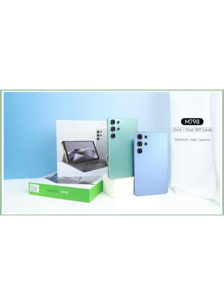 MODIO TAB M798 Tablet, 7-inch IPS Display, 8GB+512GB, Android 13, Dual SIM, 3000mAh Battery with Keyboard - Image 2