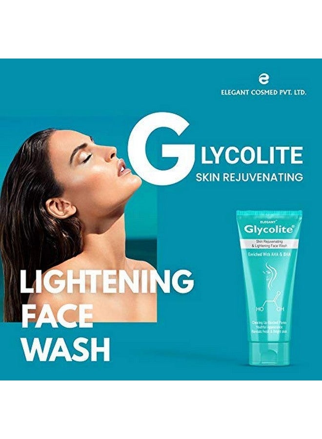 Glycolite Skin Rejuvenating & Lightening Face Wash 60Ml | Glycolic Acid Face Wash | Improves Skin Texture Tone And Appearance | Reveals Face & Bright Skin | Suitable For All Skin Pack Of 2 - Image 4