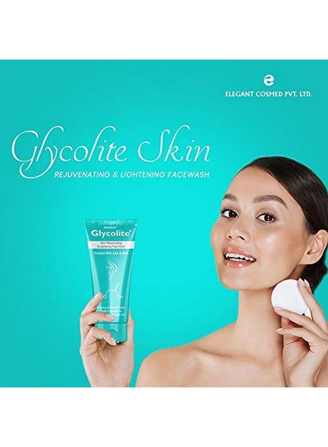 Glycolite Skin Rejuvenating & Lightening Face Wash 60Ml | Glycolic Acid Face Wash | Improves Skin Texture Tone And Appearance | Reveals Face & Bright Skin | Suitable For All Skin Pack Of 2 - Image 3