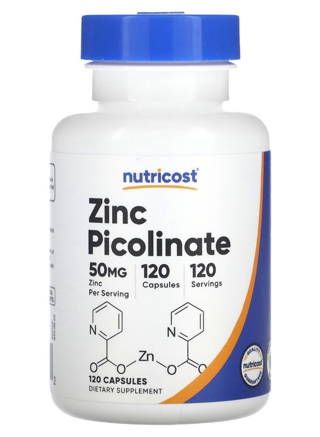 Nutricost Zinc Picolinate 50 mg 120 Capsules