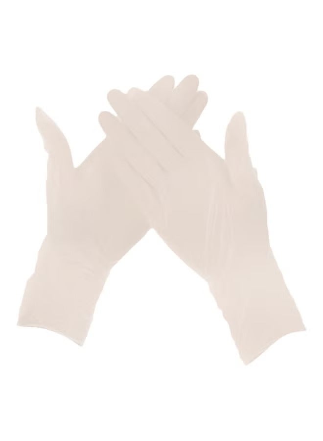 100-Piece Vinyl Disposable Gloves Clear S - Image 1