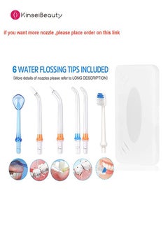 KinseiBeauty Portable Water Flosser 6 Jet with Travel Bag Water Thread To Clean The Teeth  - Image 2