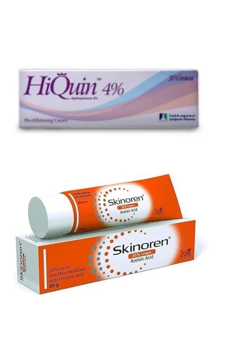 Queen Hi Queen Skin Lightening And Skinoren Cream 2 Pcs - Image 1