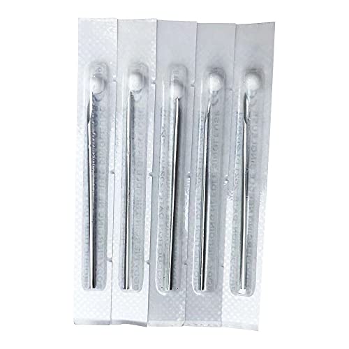 Shuiniba 18G 10 Pieces Body Ear Navel Nose Lip Nipple Piercing Needles - Image 1