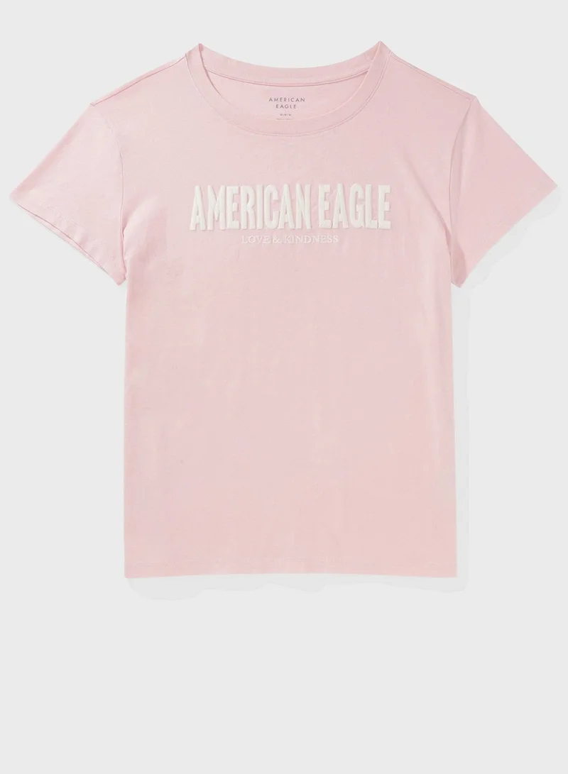 American Eagle Graphic Crew Neck T-Shirt