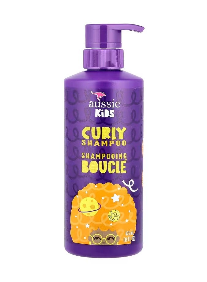 Aussie, Kids, Curly Shampoo, Sunny Tropical Fruit, 16 fl oz (475 ml) - Image 1
