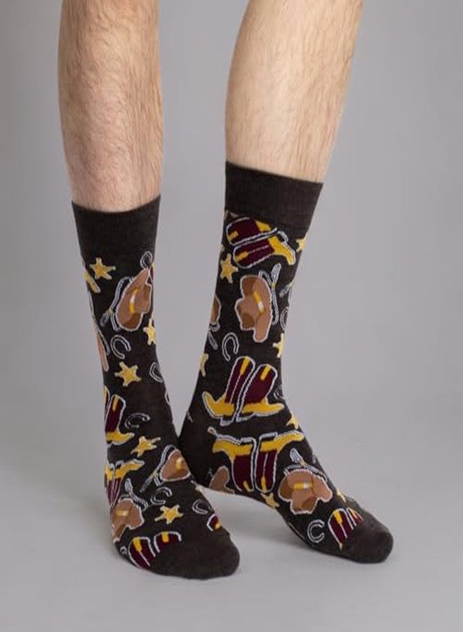 Good Luck Sock Men's Cowboy Socks, Adult, Shoe Size 7-12 - Image 3