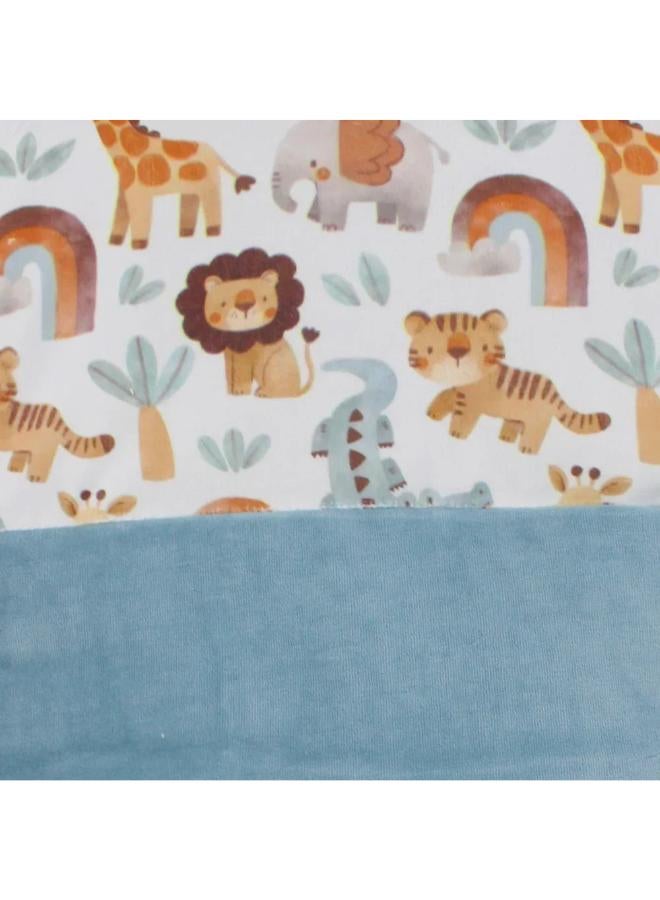 Berceau Velvet Baby Duvet – Animals Print - Image 3