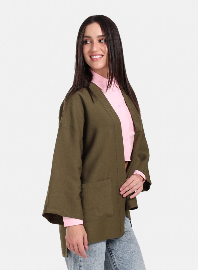 Clue Wrist Length Sleeves Kimono  - Image 5