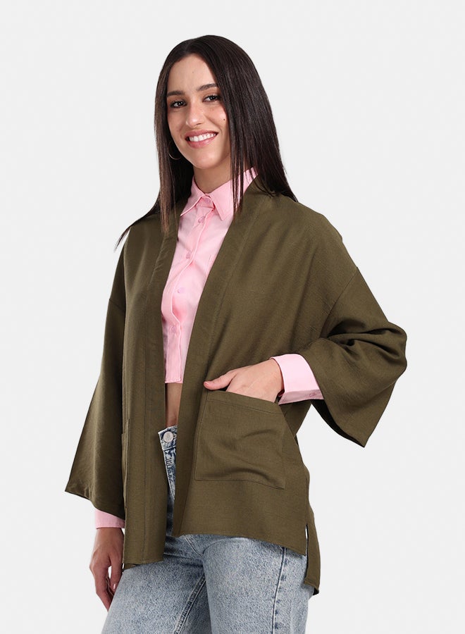 Clue Wrist Length Sleeves Kimono - Image 2