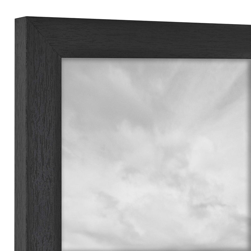 MCS Studio Gallery 8.5x11 Picture Frame Black Woodgrain  Vertical & Horizontal Wall Hanging & Easel for Tapletop Display  Rectangle Photo Frame for Photos  Posters & Art Prints (1-Pack) - Image 3