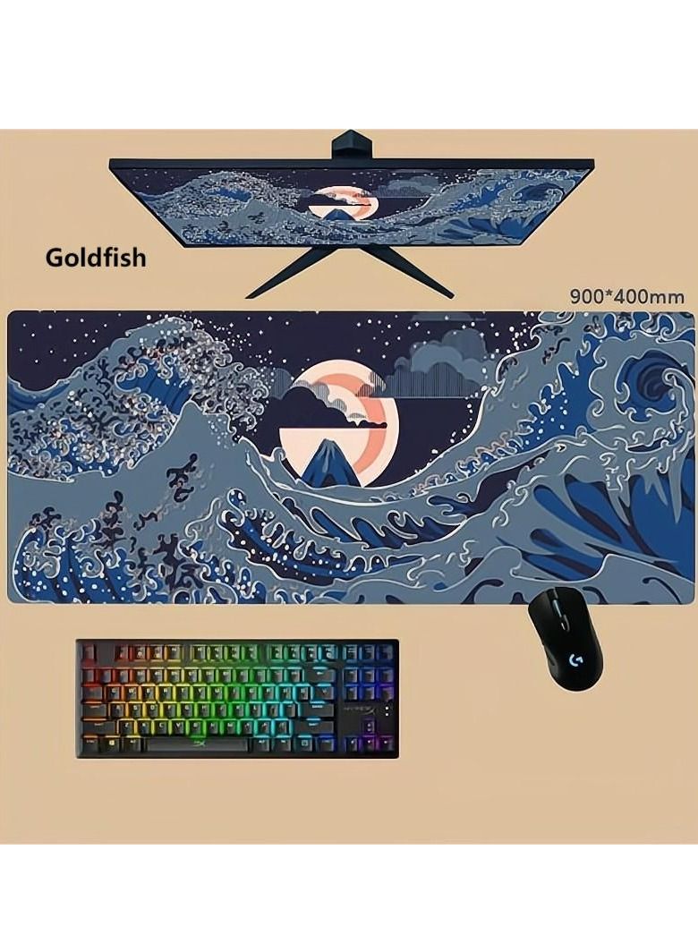 Goldfish 400mm * 900mm Super Large Size Animation Mouse Pad
