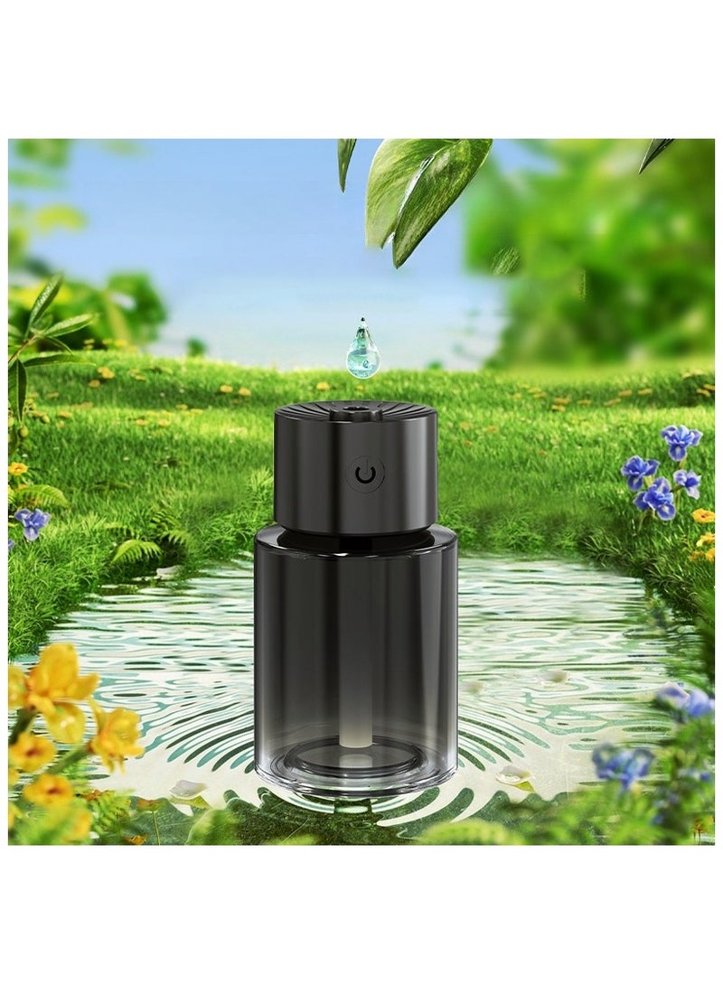 BlueFire Smart Car Air Freshener Aromatherapy Diffuser 140ml – Automatic Glass Mist Humidifier with Cologne Scent, USB Rechargeable, Quiet Operation, Compact Decorative Air Purifier - Image 2