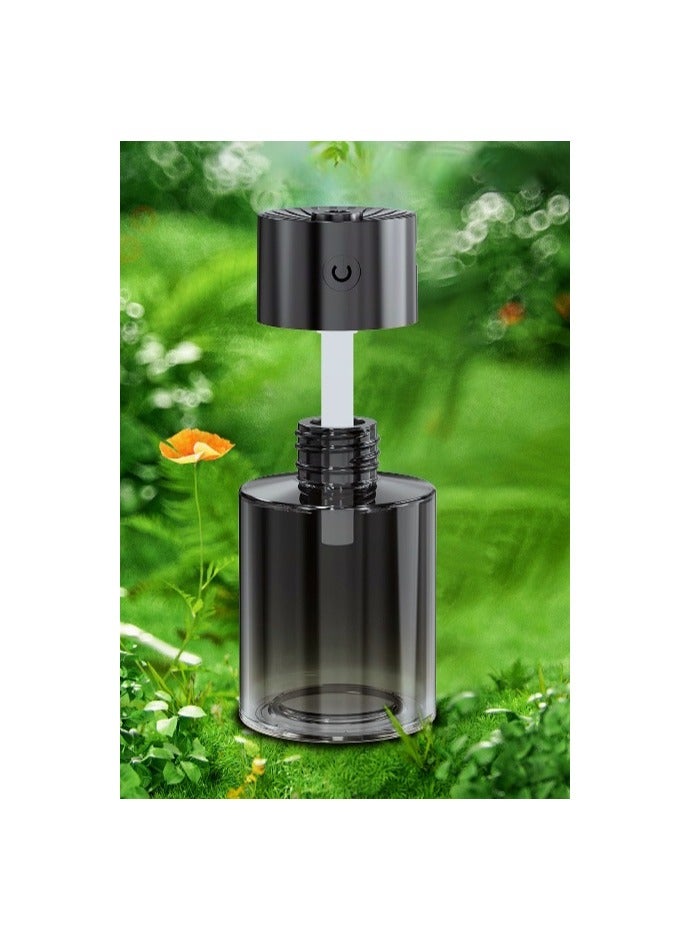 BlueFire Smart Car Air Freshener Aromatherapy Diffuser 140ml – Automatic Glass Mist Humidifier with Cologne Scent, USB Rechargeable, Quiet Operation, Compact Decorative Air Purifier - Image 5