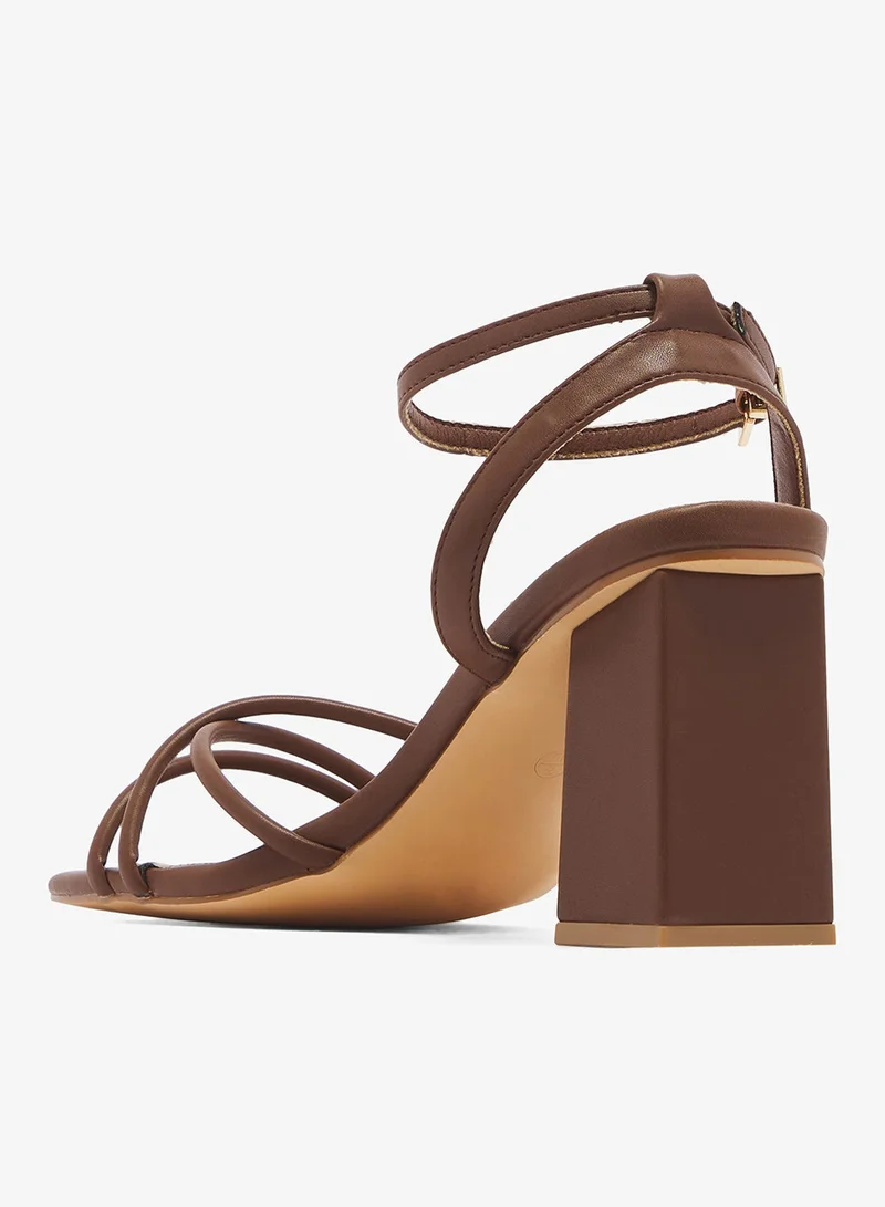 London Rebel  Ash Ankle Strap High-Heel Sandals for Women | Best Price UAE