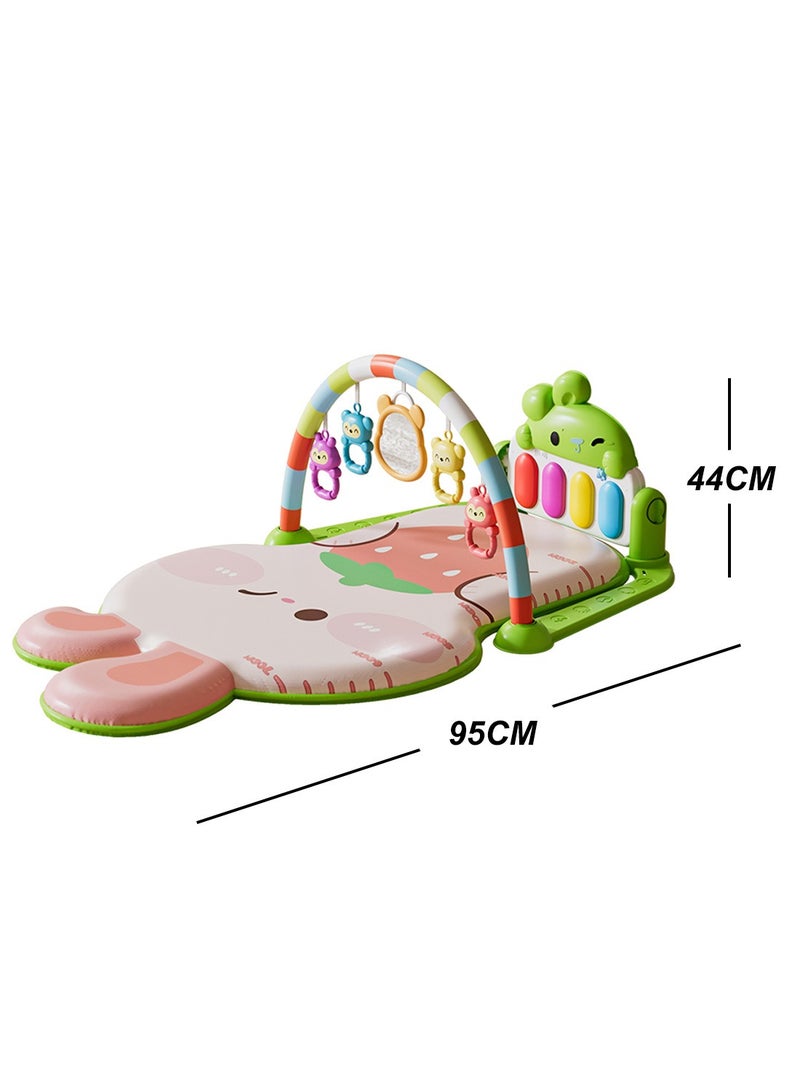 ما بيبي بساط ألعاب الأطفال، مركز الأنشطة الموسيقية، بساط ألعاب البيانو للأطفال، بساط مبطن لوقت النوم على البطن للأطفال حديثي الولادة والأطفال الصغار - Image 5