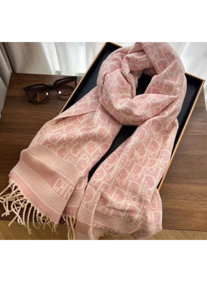 Reversible Letter-Print Scarf (Winter Edition)  - Image 2