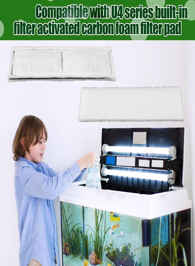 Pangda 12 Pcs Carbon Filter Foam Pads and Foam Filters Compatible with U3 Range of Internal Underwater Sponge Aquarium Underwater Filter Accessories for Internal Replacement Aquarium Fish Tank - Image 5
