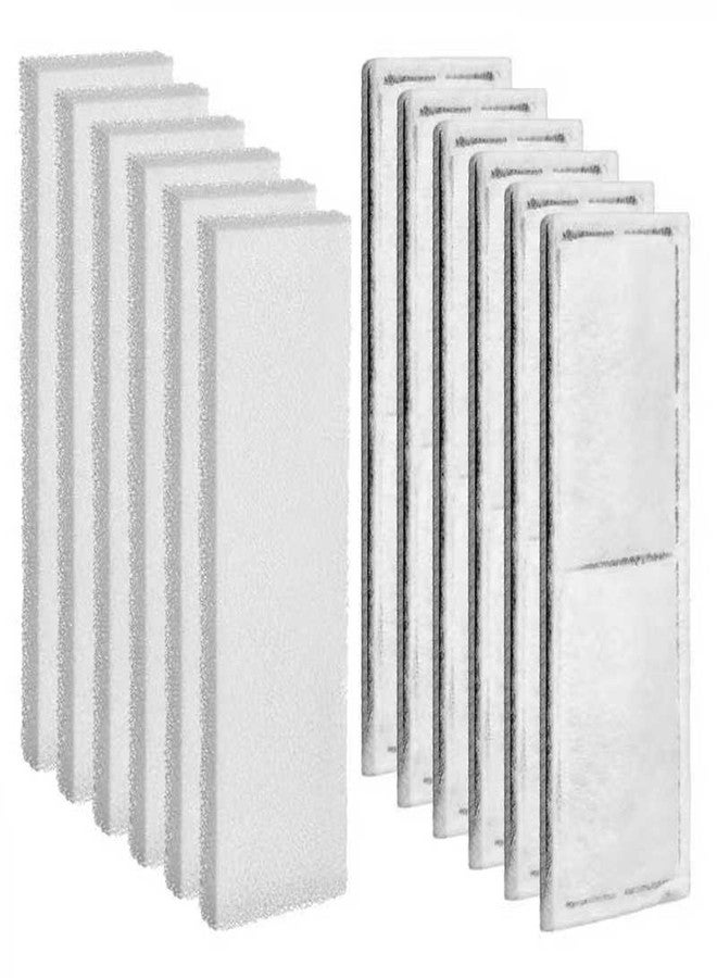 Pangda 12 Pcs Carbon Filter Foam Pads and Foam Filters Compatible with U3 Range of Internal Underwater Sponge Aquarium Underwater Filter Accessories for Internal Replacement Aquarium Fish Tank - Image 1