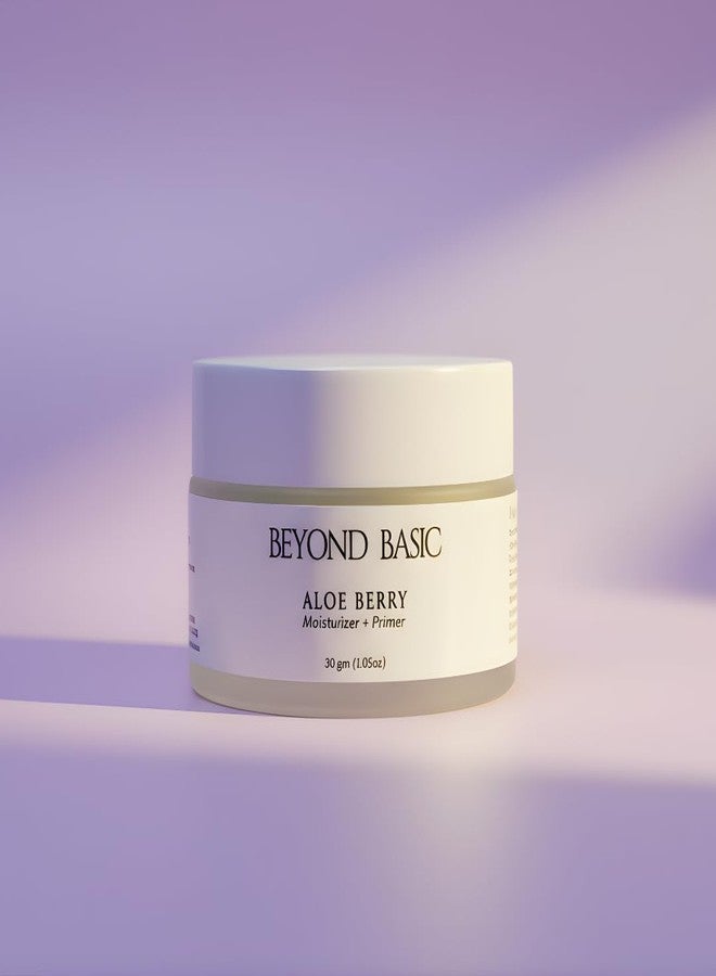 Beyond Basic Aloe Berry Moisturizer and Primer, 30 gm, with Hyaluronic Acid and Aloe Vera, Lightweight Formula for All Skin Types - Image 2