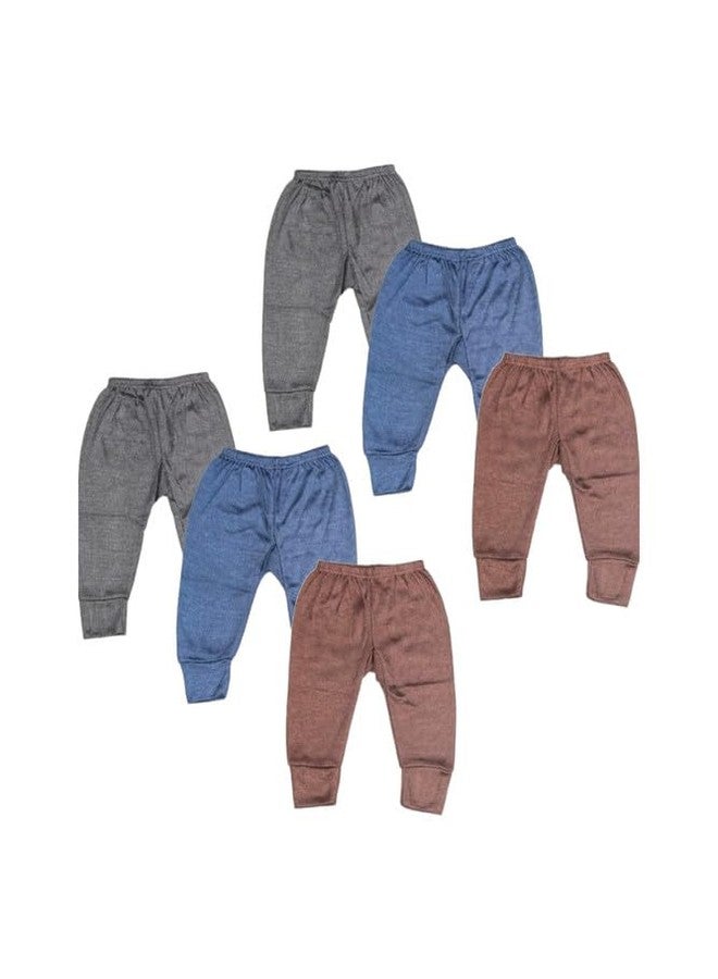 BONUM Latest Baby Boy & Girl Thermal Winter Warmer Pajama Soft Fabric Thermal Bottom,Newborn Baby Winter Wear Pyjama Keep Warm Baby (6 Pcs) - Image 1