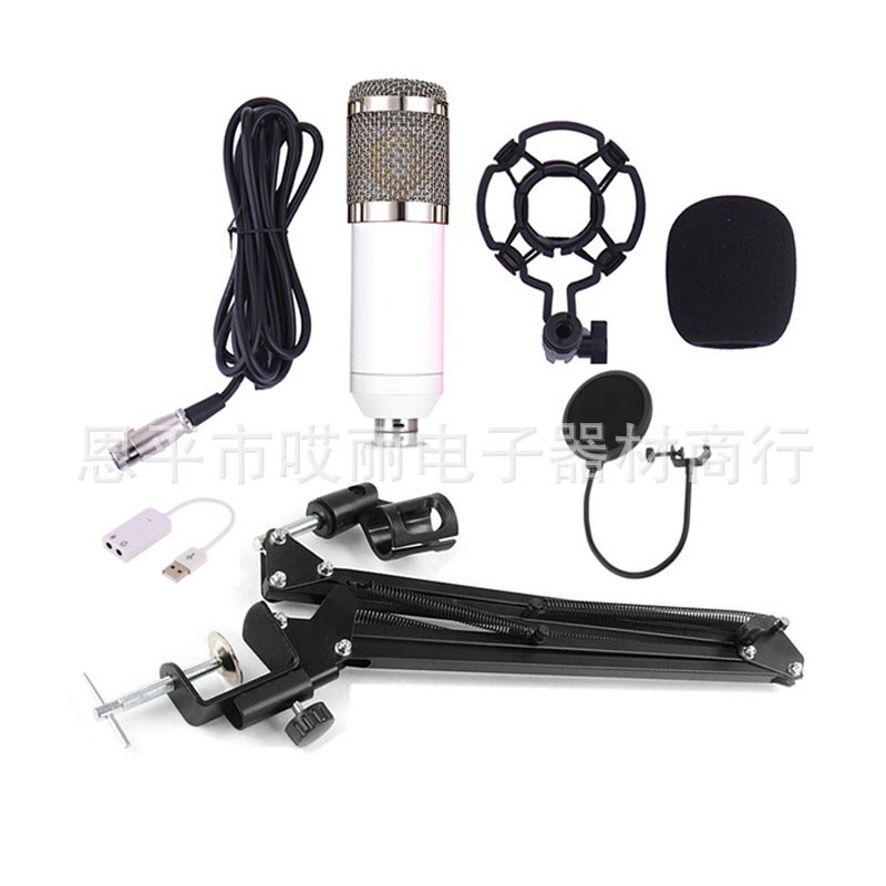Bm-800 Wired Condenser Microphone Suit Computer Mobile Phone Live Broadcasting Equipment Calling Mai Recording Microphone - Image 1
