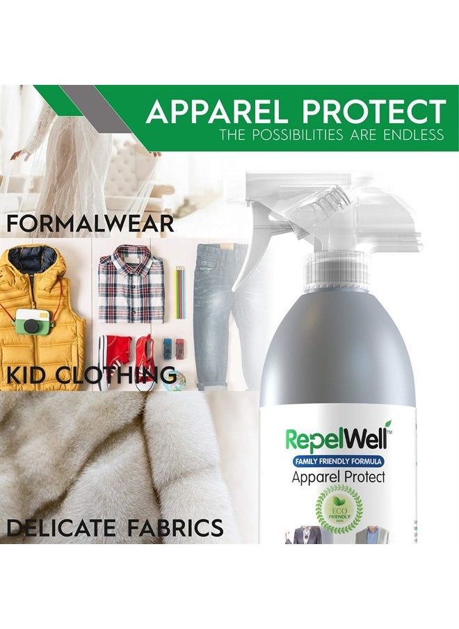 RepelWell - Apparel Protect (12oz) Stain & Water Repellent Spray – Non-Toxic, Eco-Friendly, Pet-Safe Sprays for Clothing & More - Image 1