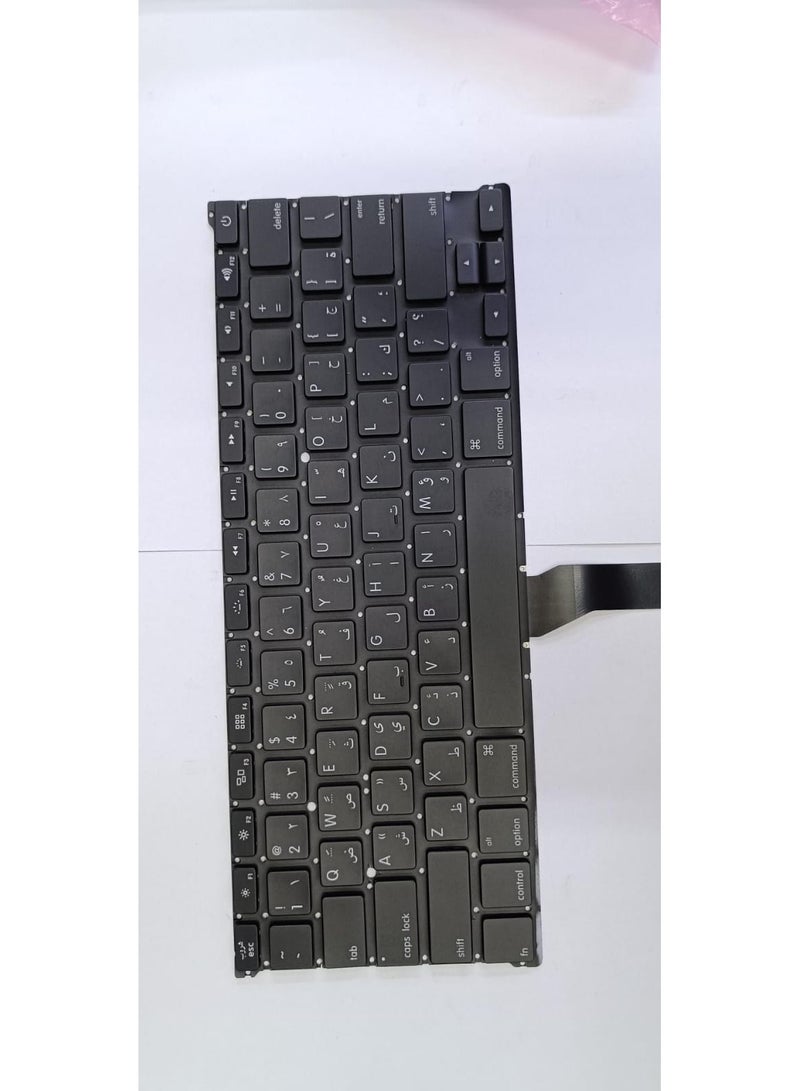 CS A1466 Keyboard U/S ARABIC /ENGLISH Replacement for Apple MacBook Air 13" A1369 (2011) A1466 (2012-2015) MJVE2LL/A MD760LL/A MC965LL/A MD231LL/A MJVG2LL/A Series Laptop Keyboard - Image 2